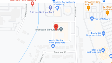 Brookdale Shreveport in google map