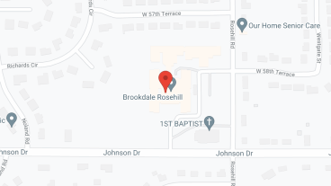 Brookdale Rosehill in google map