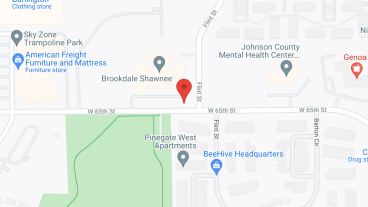 Brookdale Shawnee in google map