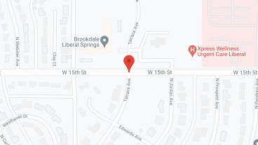 Brookdale Liberal Springs in google map