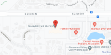 Brookdale East Wichita in google map