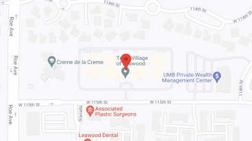 Town Village of Leawood in google map