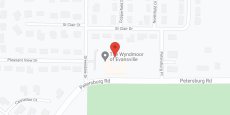 Wyndmoor of Evansville in google map