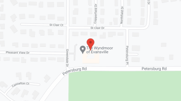 Wyndmoor of Evansville in google map