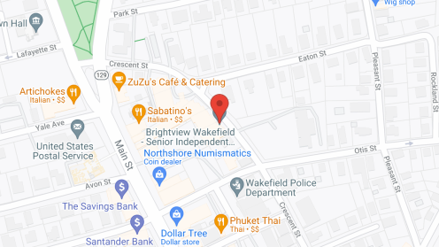 Map of the neighborhood around Brightview Wakefield