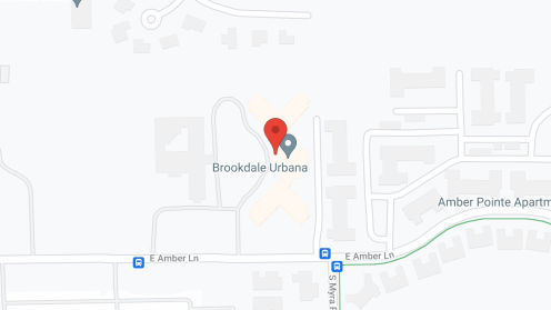 Map of the neighborhood around Brookdale Urbana