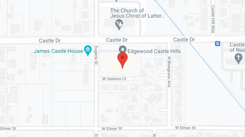 Map of the neighborhood around Edgewood Castle Hills