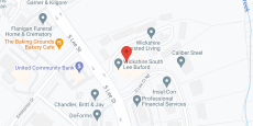 Brookdale South Lee Independent Living in google map