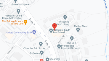 Brookdale South Lee Independent Living in google map