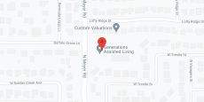 Generations Memory Care in google map
