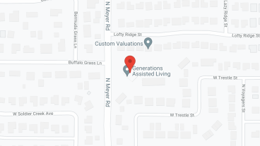 Generations Memory Care in google map