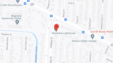 West Bank Lighthouse in New Orleans in google map