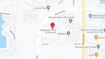 Magnolia Place of Roswell in google map