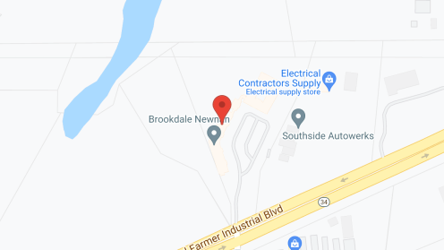 Map of the neighborhood around Brookdale Newnan