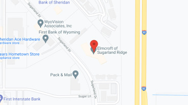 Cascades of Sugarland Ridge in google map