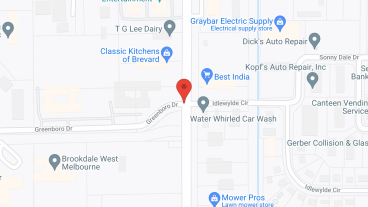 Brookdale West Melbourne in google map