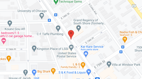 Map of the neighborhood around Coles Supportive Living