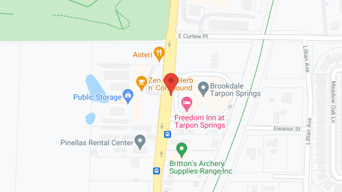 Map of the neighborhood around Brookdale Tarpon Springs