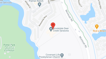 Brookdale Deer Creek Sarasota in google map