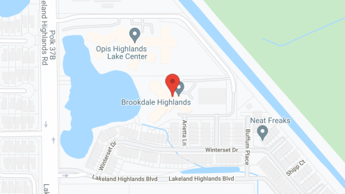 Map of the neighborhood around Brookdale Highlands