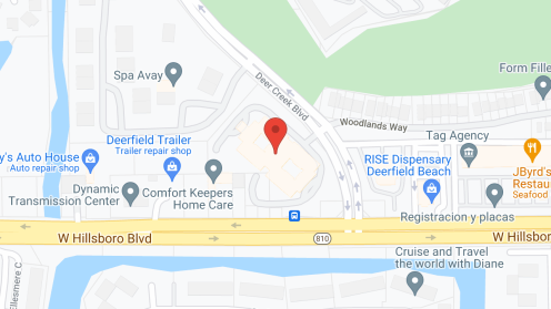 Map of the neighborhood around Brookdale Deer Creek