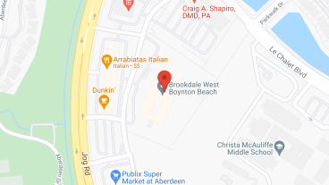 Brookdale West Boynton Beach in google map