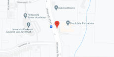 Brookdale Pensacola in google map