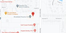 Brookdale Panama City in google map