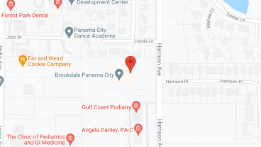 Brookdale Panama City in google map