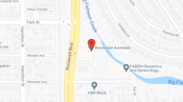 Brookdale Avondale in google map
