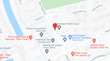 Brookdale Palm Coast in google map
