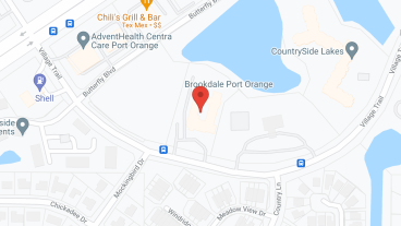 Brookdale Port Orange in google map