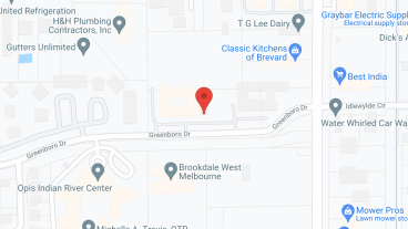 Brookdale West Melbourne AL in google map