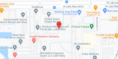 Brookdale Lake Mary in google map