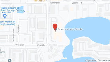 Brookdale Lake Orienta in google map