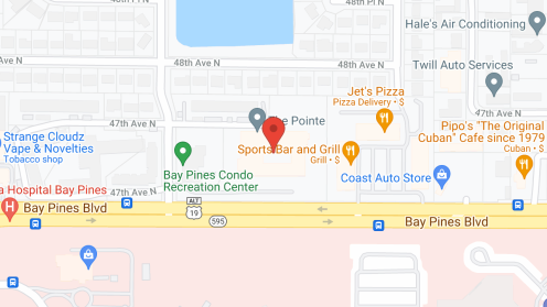 Map of the neighborhood around The Pointe