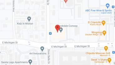 Brookdale Conway in google map