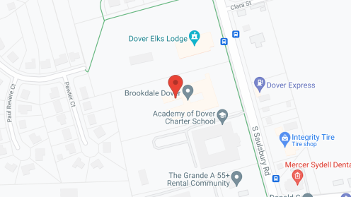 Map of the neighborhood around Brookdale Dover
