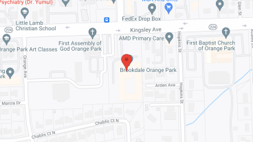 Brookdale Orange Park in google map