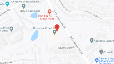 Brookdale Crown Point in google map