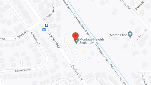 Map of the neighborhood around Novellus Cherry Creek