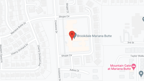 Map of the neighborhood around Brookdale Mariana Butte