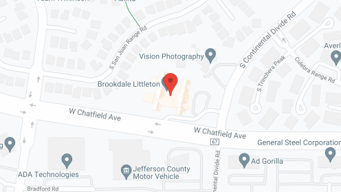 Map of the neighborhood around Brookdale Littleton