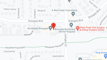 Brookdale Briargate in google map