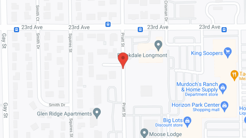 Map of the neighborhood around Brookdale Longmont