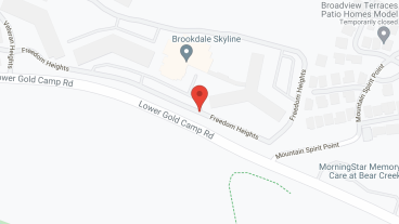 Brookdale Skyline in google map