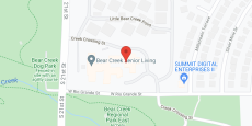 Bear Creek Senior Living in google map