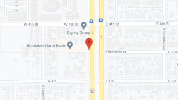 Brookdale North Euclid in google map