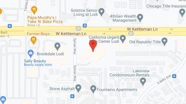 Brookdale Kettleman Lane in google map