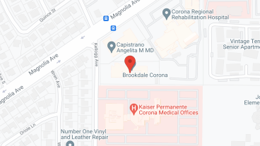 Brookdale Corona in google map